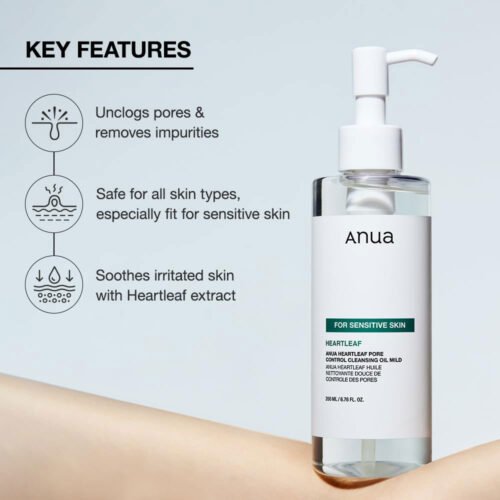 Anua Heartleaf Pore Control Cleansing Oil Mild – 200ml