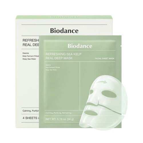 Biodance Refreshing Sea Kelp Real Deep Mask – 34g x4ea