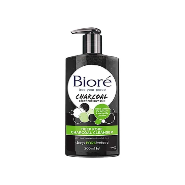 Biore Deep Pore Charcoal Cleanser – 200ml