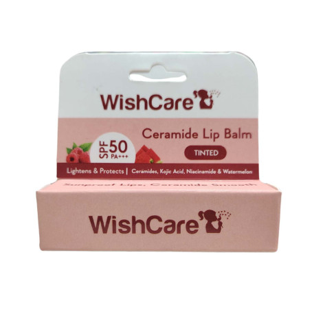 WishCare Ceramide Tinted Lip Balm SPF50 5g tube