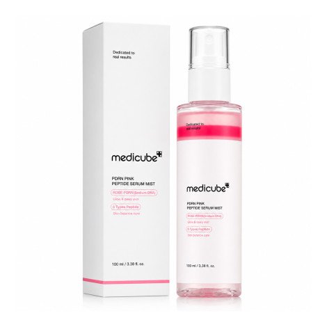 Medicube PDRN Serum Mist 100ml with Pink Glutathione for Hydration, Skin Refreshment and Brighter Looking Complexion