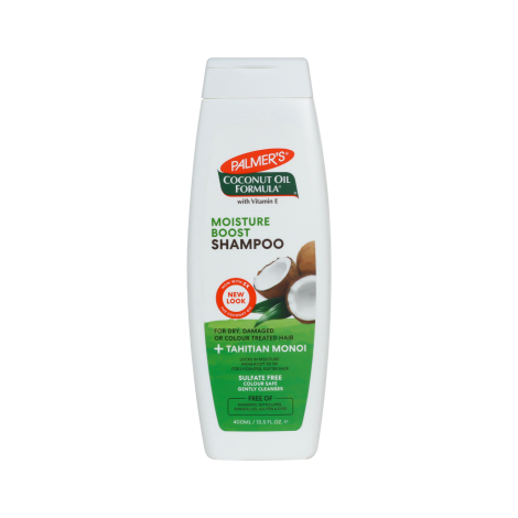 Palmer's Coconut Shampoo 400ml with Coconut Oil for Moisturized Soft Shiny and Healthy Looking Hair