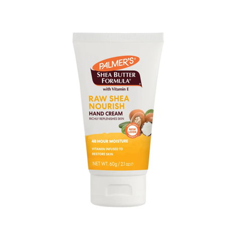 Palmer's Shea Hand Cream 60g with Raw Shea Butter for Deep Moisture and Soft Smooth Hands