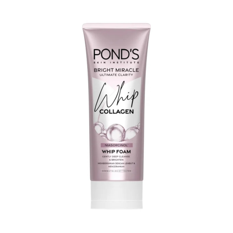 Pond's Collagen Whip Foam 100g for Deep Cleansing, Skin Clarity and Soft Refreshed Skin
