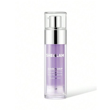 SHEGLAM Good Grip Hydrating Primer Blueberry AHA 45ml for smooth makeup application