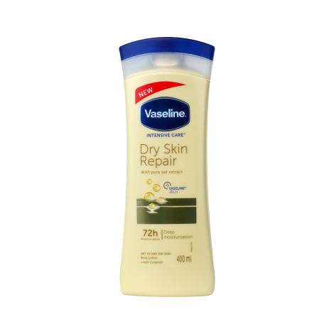 Vaseline Intensive Care Dry Skin Repair 72H Moisturisation Body Lotion 400ml