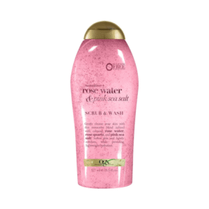 Ogx Sensitive Rose Water & Pink Sea Salt Scrub & Wash 577ml