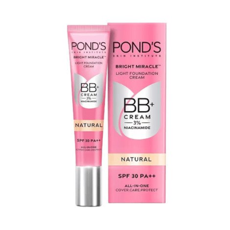 Ponds Natural SPF30 PA++ All In One 3% Niacinamide BB+ Cream 18g